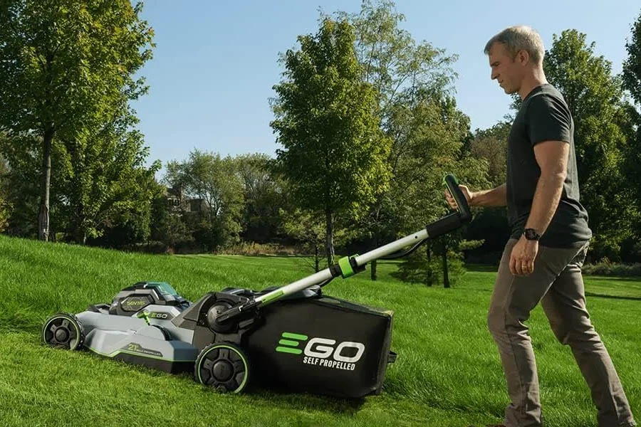 electric mulch lawn mower