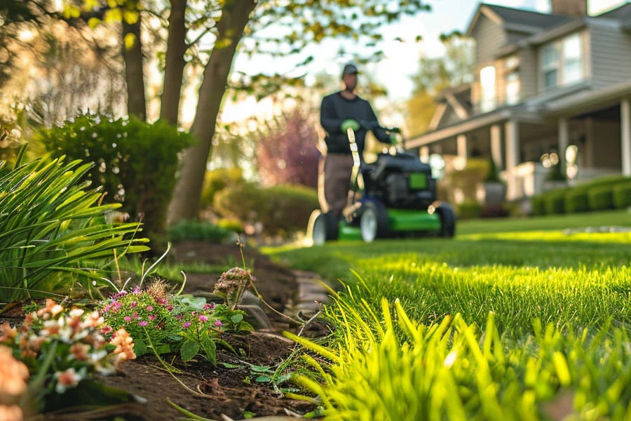 small lawn mower cordless