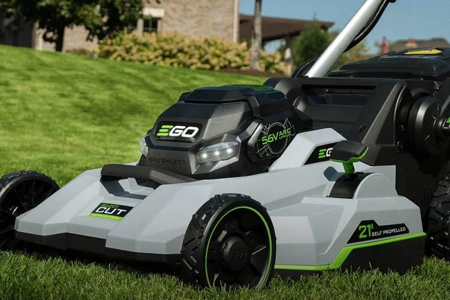 self propelled battery mower