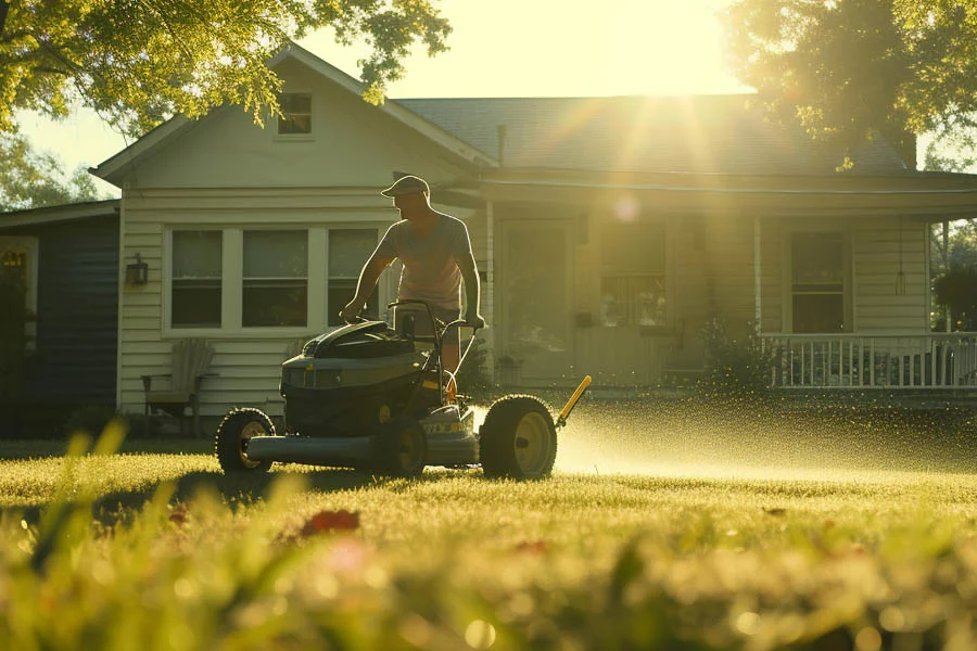 battery powered self propelled lawn mowers