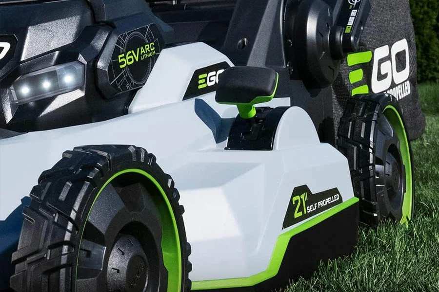 electric powered lawn mower