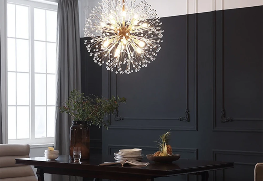 globe light chandelier