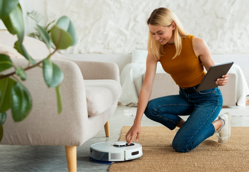 robotic vacuum cleaner with map navigation function