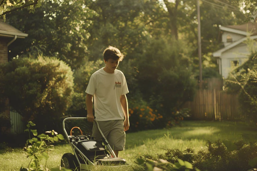 battery power lawn mowers