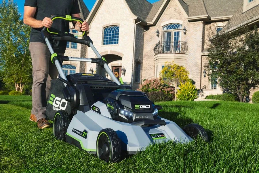 electric mulch lawn mower